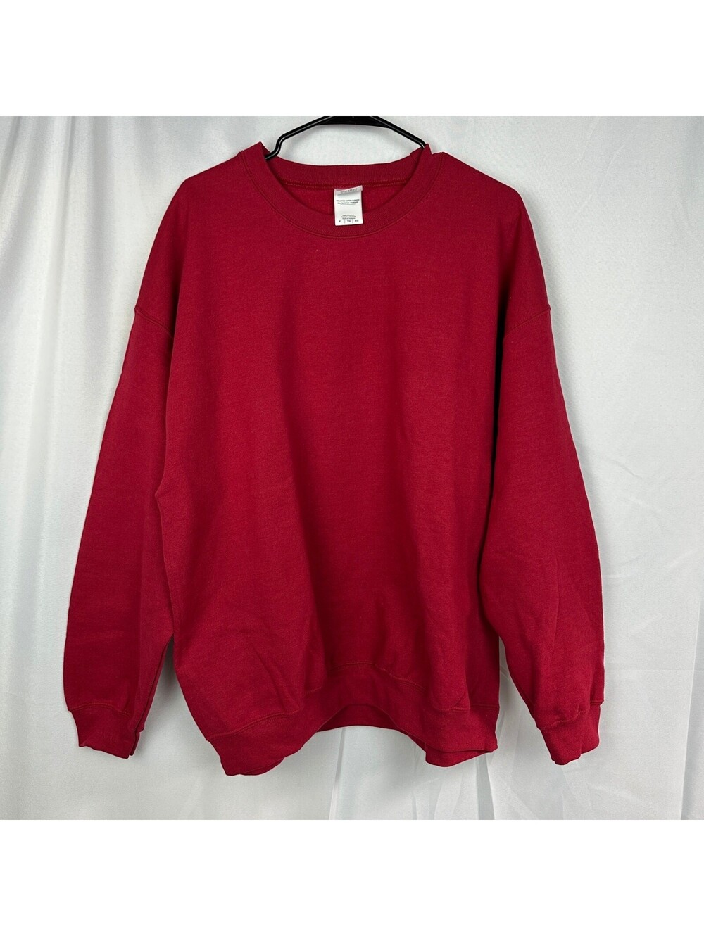 NWT Gildan Crewneck Sweatshirt Mens XL Red Heavy Blend